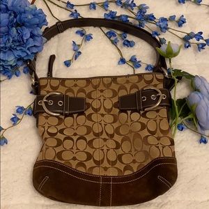 Coach Signature Logo Bucket Tote